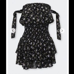 Floral Swiss Dot Romper